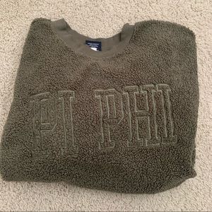 Pi beta phi fuzzy crewneck
